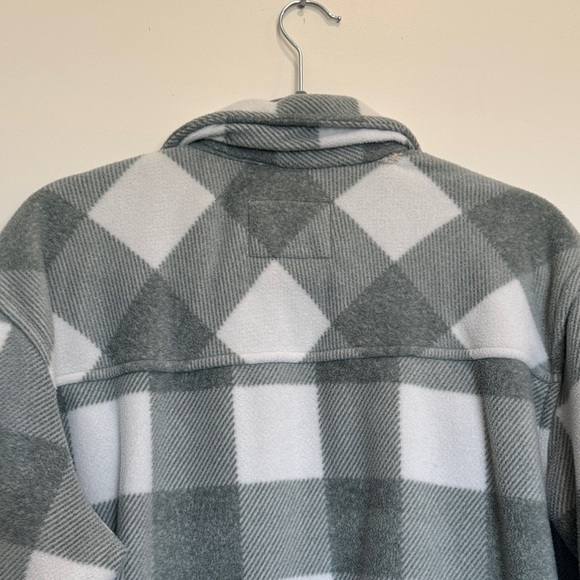 Plaid Sage Green Button Up Jacket Size XL - Picture 9 of 10